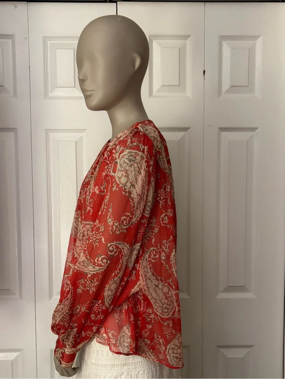 Zara sheer paisley